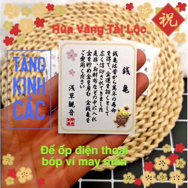 Rùa vàng thần tài may mắn phong thuỷ trấn giữ tài lộc | BigBuy360 - bigbuy360.vn