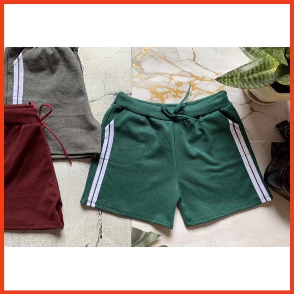 Quần đùi nữ từ 38-62kg(quần sọt nữ phối 2 viền)quần thun nữ có giãn loại 1