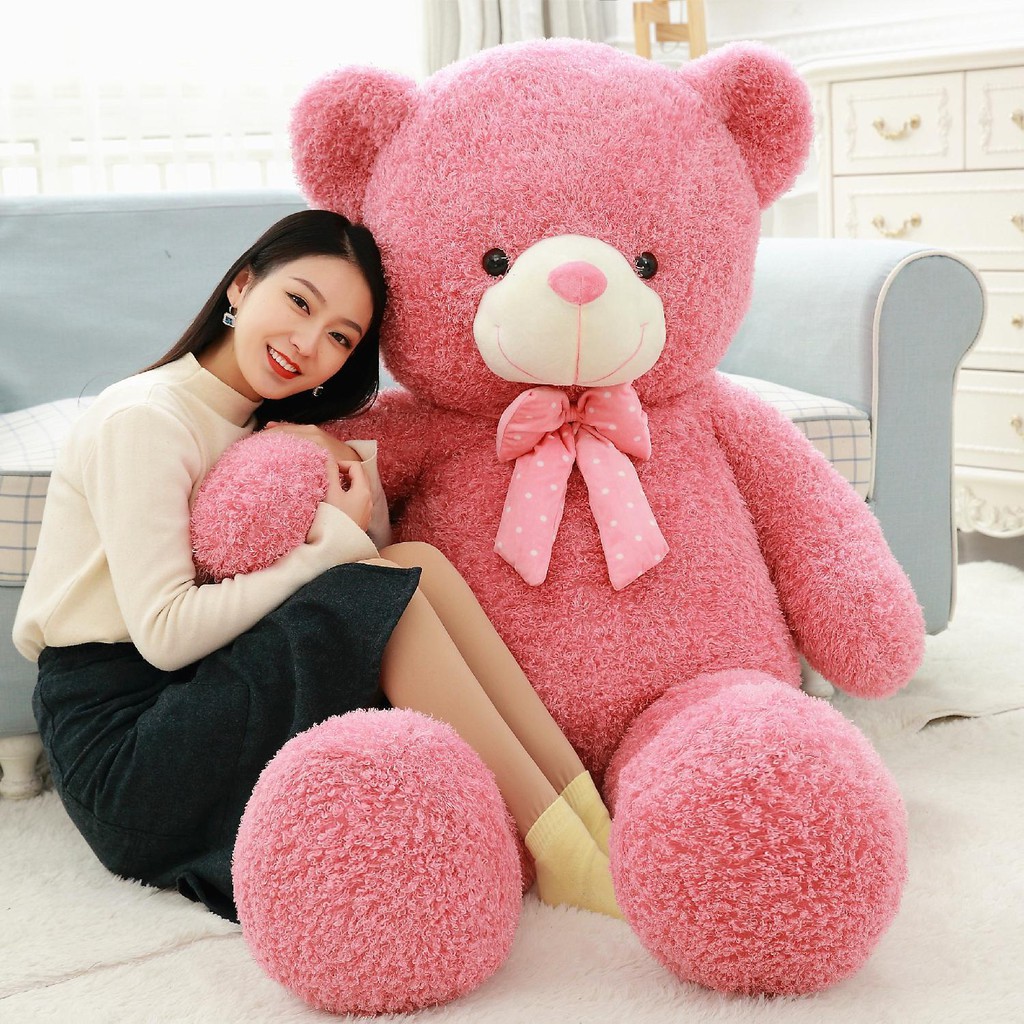 Gấu Teddy Nhồi Bông Cỡ Lớn Dễ Thương Cho Bé Gái