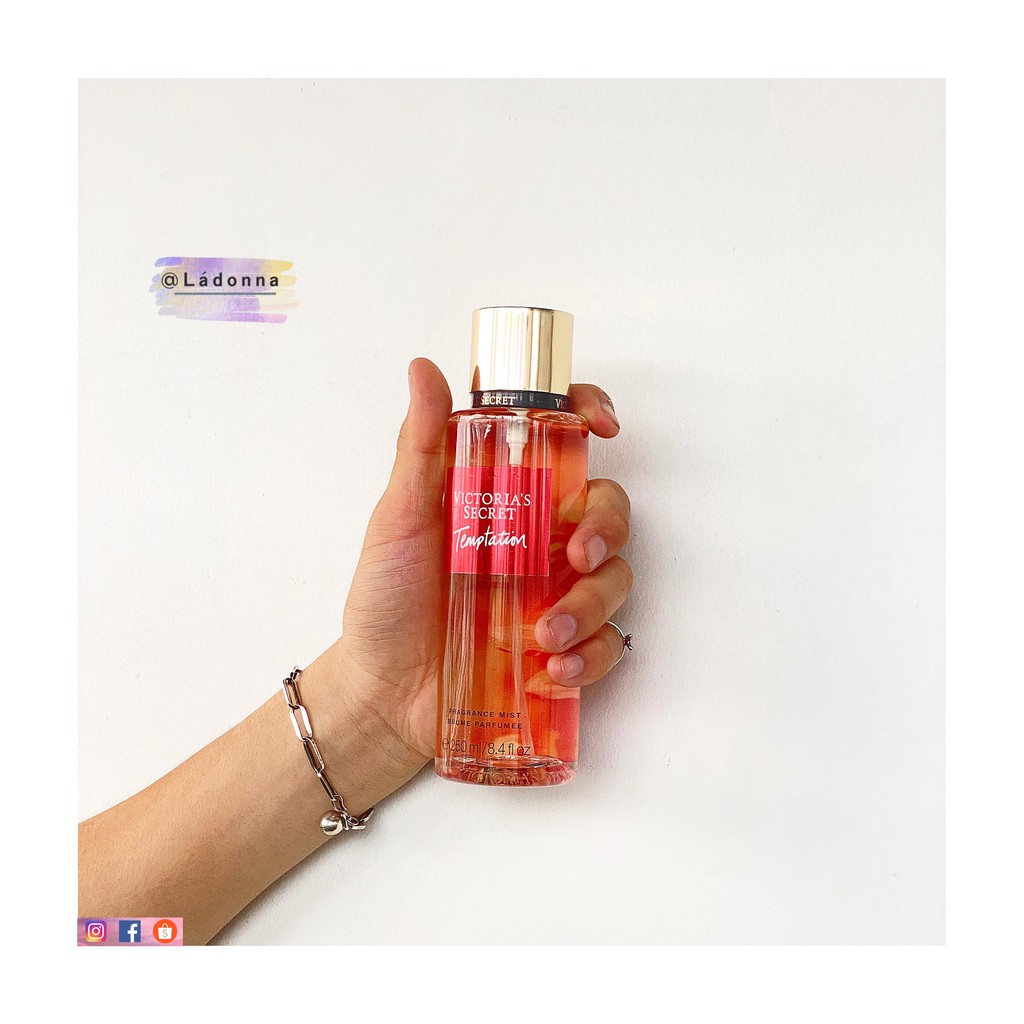 Xịt dưỡng thể toàn thân Bodymist Temptation- Victoria's Secret
