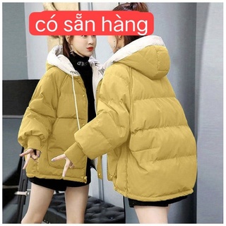 Áo khoác dầy chống lạnh lông vũ cotton ngắn 2021 Mùa thu và mùa đông Túi vải mới cotton Hàn Quốc