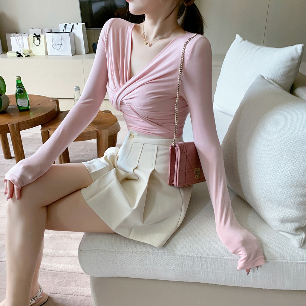 Quần Short Nữ Dập Ly Lưng Chun ⚡ Casper.Store | FREESHIP | ⚡ Quần đùi nữ giả váy dập ly cạp khuy lưng chun 3 màu Basic