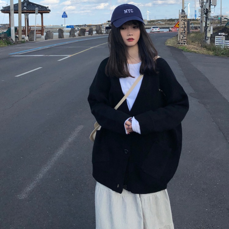 Áo Khoác Cardigan Size Lớn Thêu Họa Tiết Xinh Xắn Theo Phong Cách Hàn Quốc 2020 | BigBuy360 - bigbuy360.vn