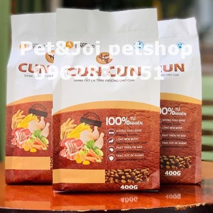 Hạt chó Cuncun 1,5kg ⚡CHỈ 1 NGÀY⚡Thức ăn cho chó trên 3 tháng tuổi - PET&amp;JOI