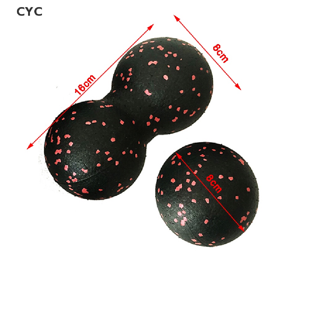 CYC 1PC Peanut Massage Ball EPP Massage Ball Fascia Roller Pilates Yoga CY