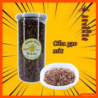 Gạo nứt sấy rong biển cốm gạo nứt đồ ăn vặt Hà Nội Mango Food đóng hũ pet trọng lượng 320g