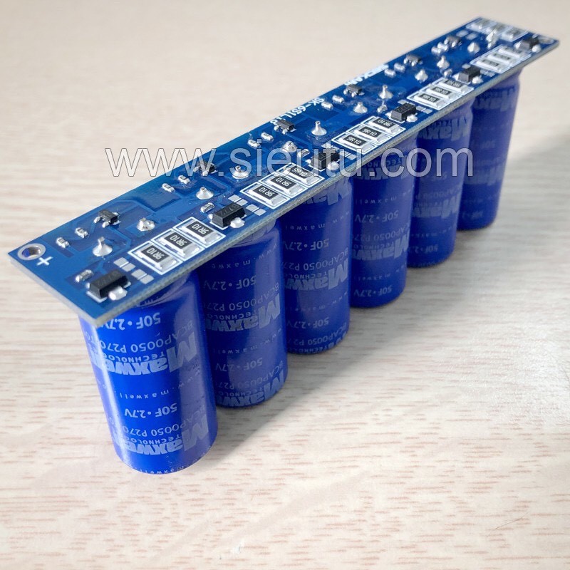 Pack Siêu tụ điện Maxwell 12V-16V 8.3F xả 35A