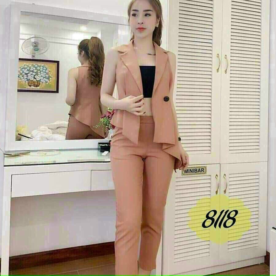 Sét bộ cổ vets thanh lịch siêu đẹp cho chị em đi chơi đi làm fashionzero-72164