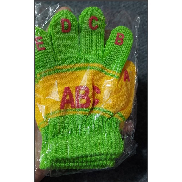 găng tay len cho bé từ 1- 4 tuổi mã chữ cái - Duonghieu6789