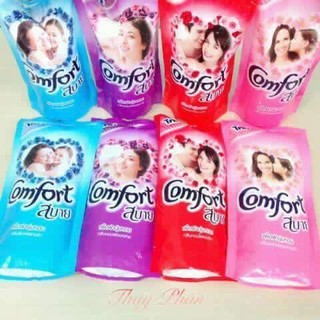 Nước xả vải Comfort 600ml combo 6 túi