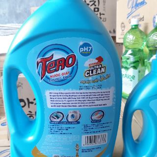 Nước giặt tero 3.8l( tặng kèm bình nước)