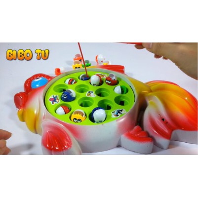 Đồ chơi câu cá chạy bằng pin cho bé Fishing game