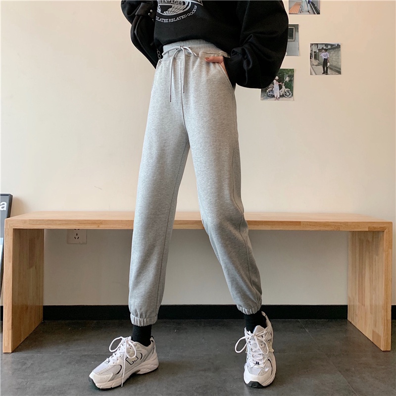 Quần dài có đệm lót thời trang Hàn Quốc