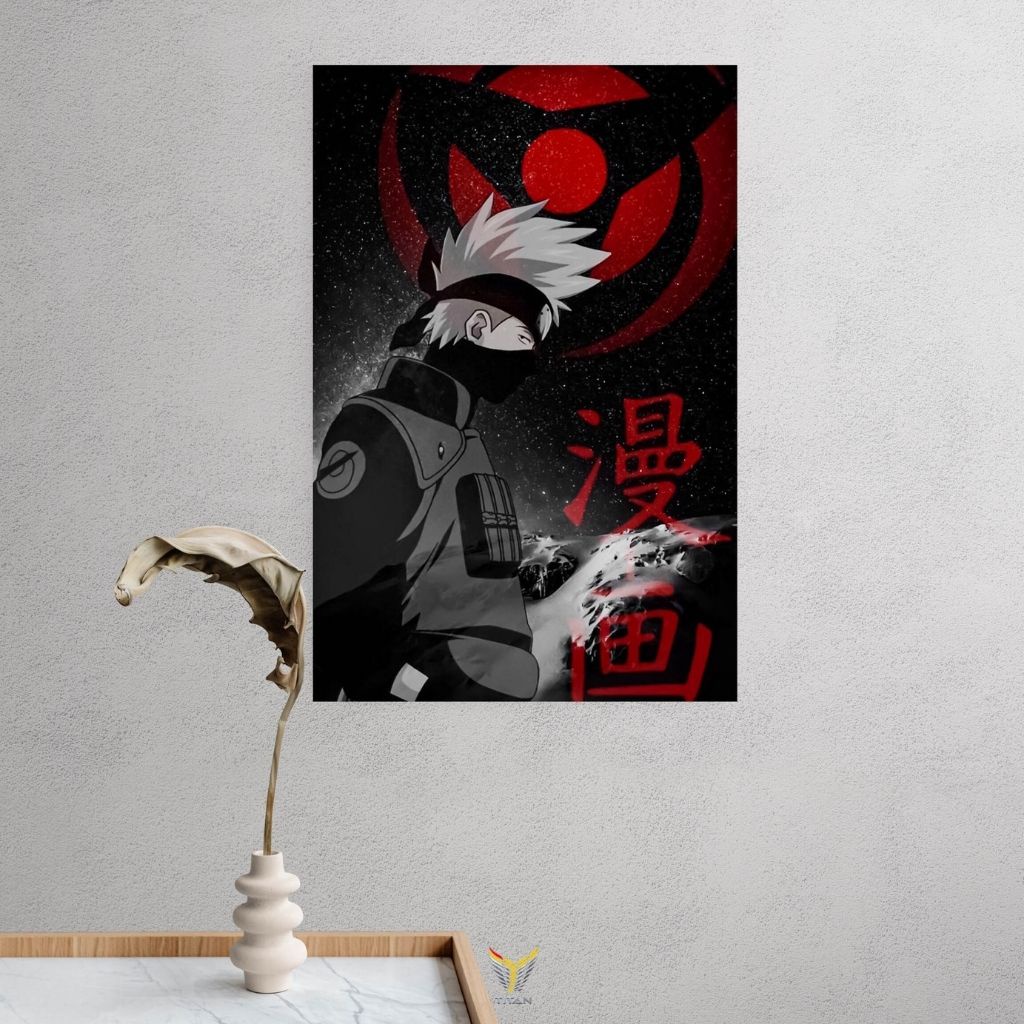 Tranh dán tường poster Naruto , chất liệu Decal, decor trang trí nhà cửa, nhiều size