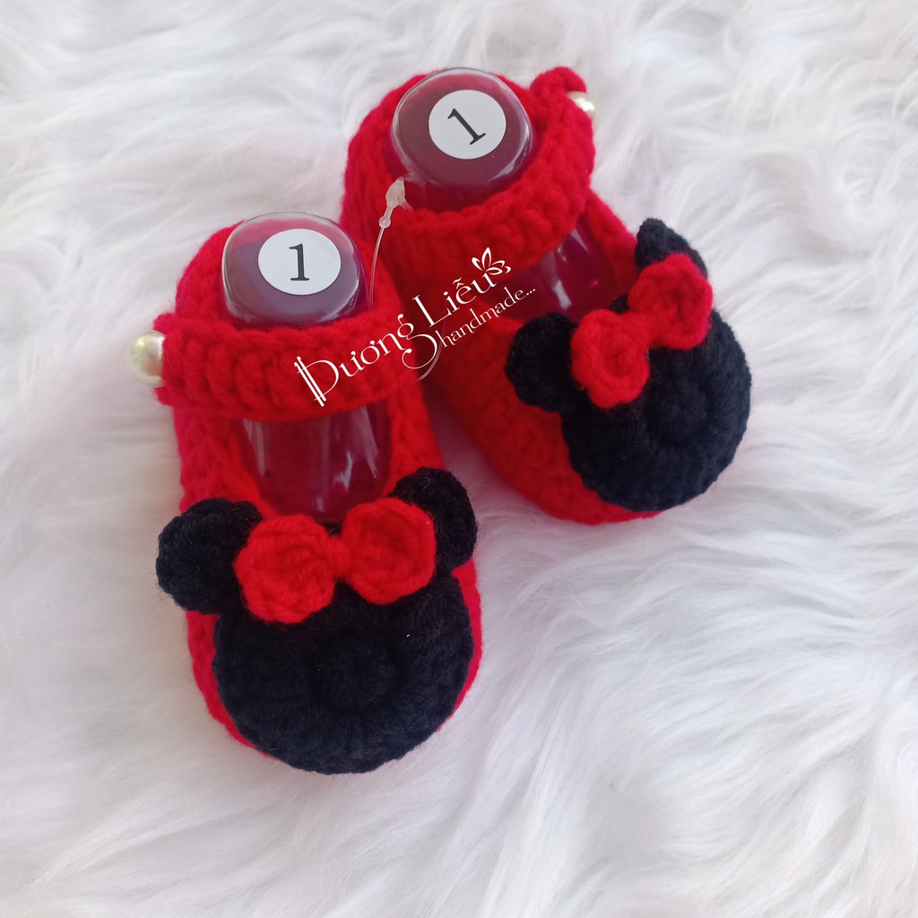 GIÀY LEN CHO BÉ HÌNH CHUỘT MICKEY ĐÁNG YÊU