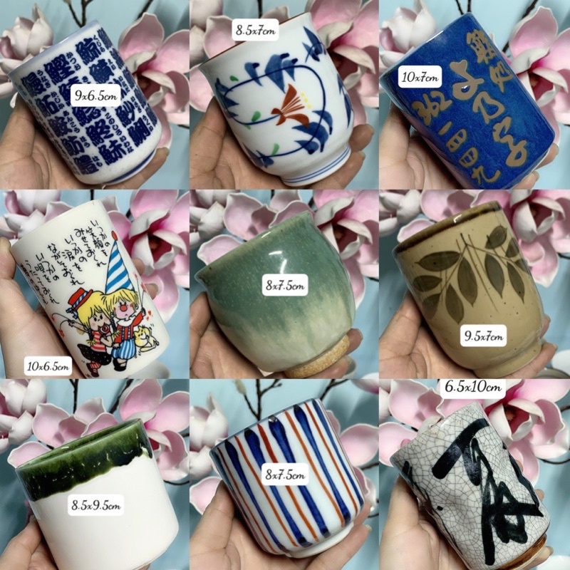 Ly gốm Nhật size 7-9cm_C2