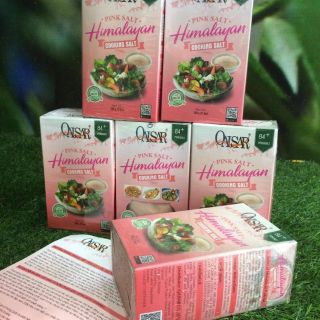 Muối Hồng Tinh Khiết Himalayan Qaisar Hộp 0,5kg (HÀNG CHÍNH HÃNG NHẬP KHẨU PAKISTAN)