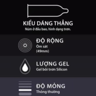 [CHÍNH HÃNG] Bao cao su Durex Kingtex 12 bao
