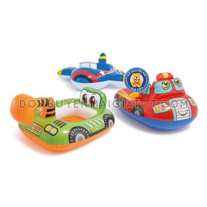 PHAO BƠI XỎ CHÂN HÌNH MÁY BAY, XE CỨU HỎA, XE XÚC CHO BÉ