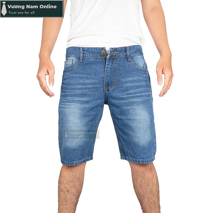 [Mã FATREND5 giảm đến 30k đơn 99k] Quần short jean nam chất bò ngắn cao cấp rách xước VN57G | BigBuy360 - bigbuy360.vn