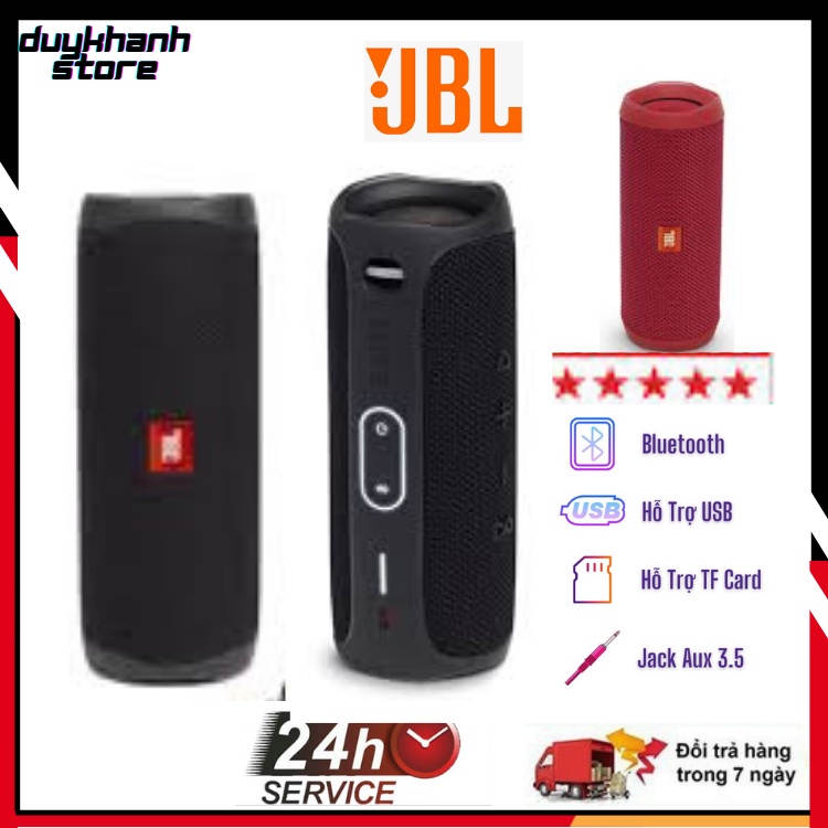 💥Loa Bluetooth Flip5 💥Âm Thanh Siêu Đỉnh-Siêu Bass-Tích Hợp Micro-Chống Nước IXP7 Pin Khủng 4800Mah Bảo Hành 6 Tháng