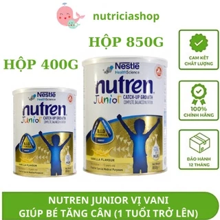 [Date 2024] Sữa bột Nutren Junior 850gram sữa cao năng lượng dành cho trẻ suy dinh dưỡng, kém hấp thu, giúp trẻ tăng cân