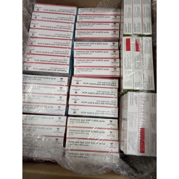 ⛔Tretinoin Aret gel 0.1% 0.05% 0.025% ngăn lão hóa, mụn (20g) - A ret tretinol