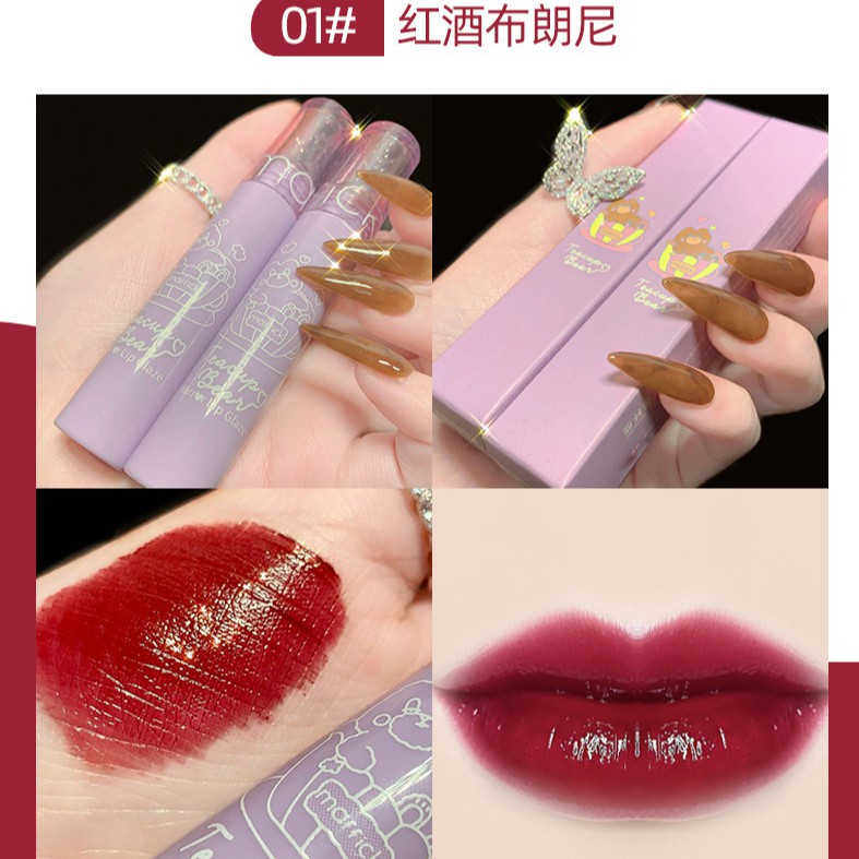 Son kem lì Maffick Gấu Ôm Cốc Vỏ Tím Sena Beauty | BigBuy360 - bigbuy360.vn