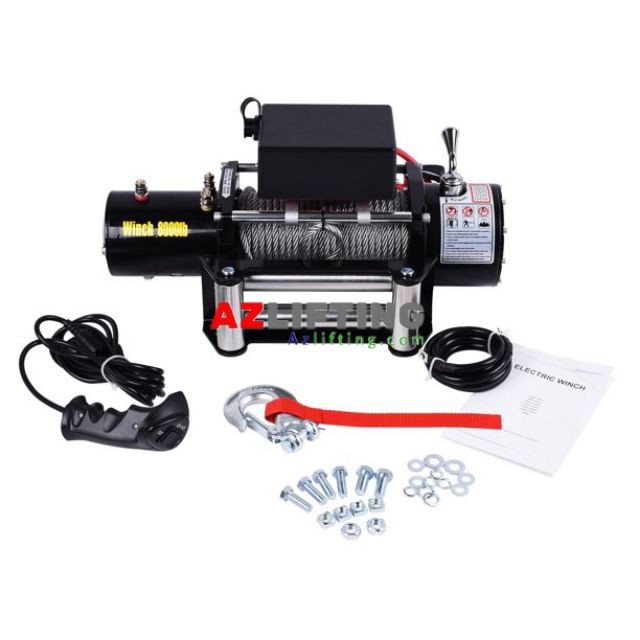 Tời điện kéo xe ô tô 6000lbs hai.7 Tấn 12V/24V