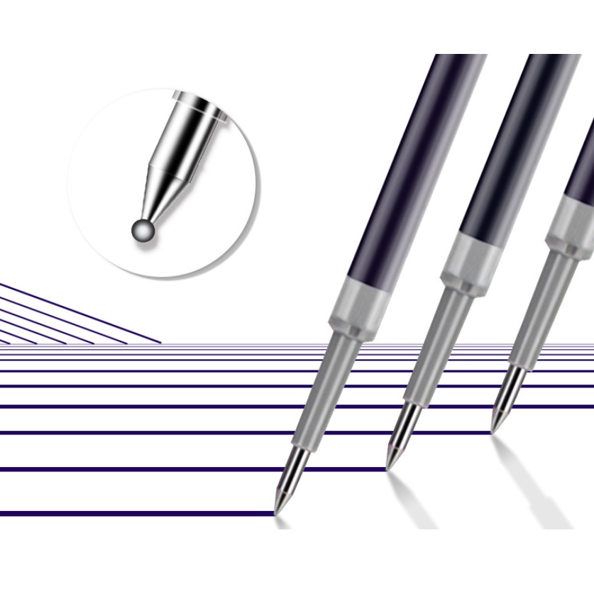 Set 20 Bút Mực Deli S221 Ngòi 0.5mm Tăng Cường 30% Phù Hợp Cho Học Sinh