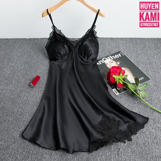 Đầm Ngủ 🌈FREESHIP🌈 Váy ngủ lụa 2 dây
