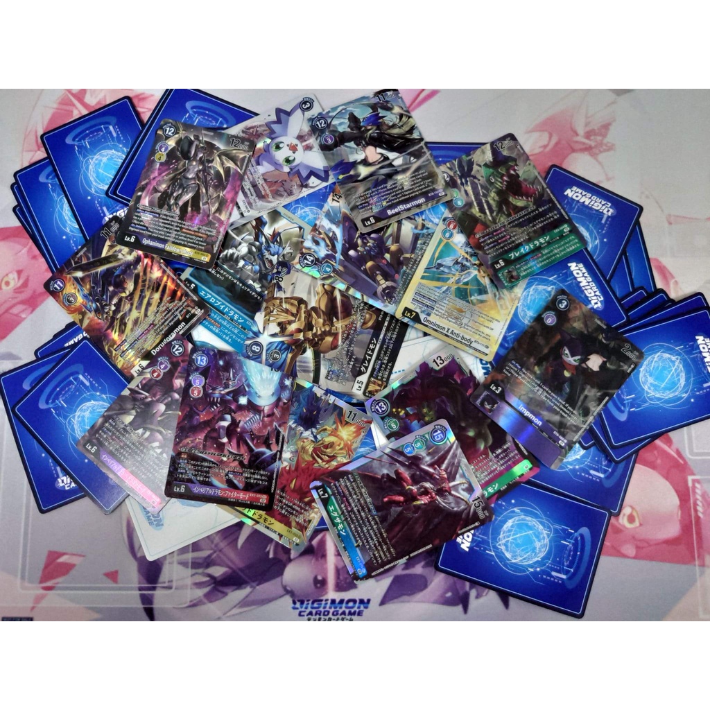 100 Lá Thẻ Bài Random Digimon Đủ Loại Độ Hiếm