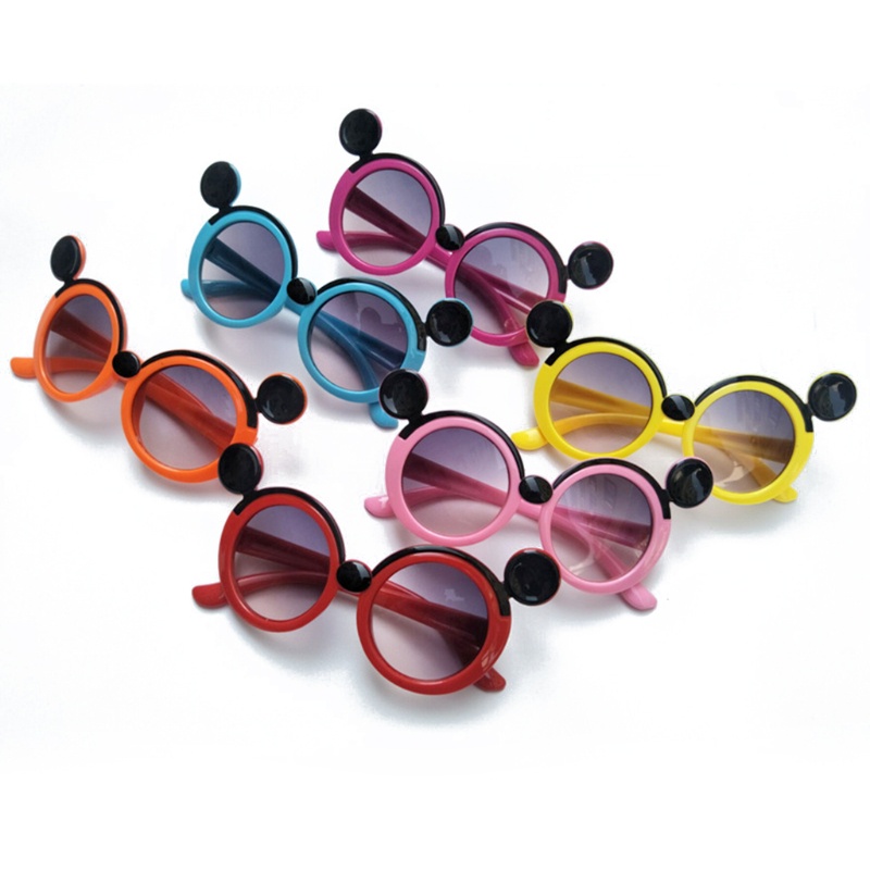 Bộ 2 Băng Đô Cài Tóc Hình Hoạt Hình Chống Tia UV