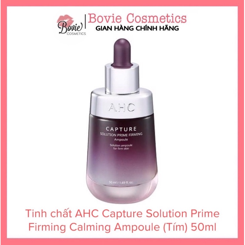 Tinh chất AHC Capture Solution Prime Firming Calming Ampoule (Tím) 50ml