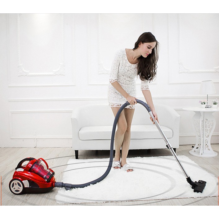 Máy hút bụi gia đình Vacuum Cleaner 2600w công suất cao độ ồn thấp (Đỏ) - ShopToro - AsiaMart