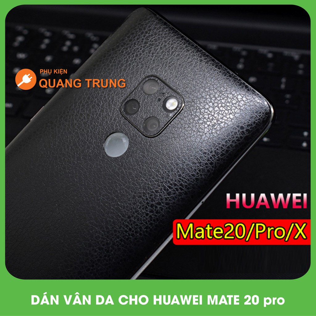Dán Lưng Skin Vân Da Cho Huawei Mate 20 Pro