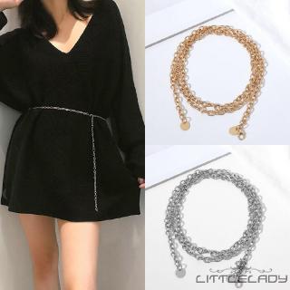 Thắt Lưng Dây Xích Kim Loại Thời Trang Cho Nữ