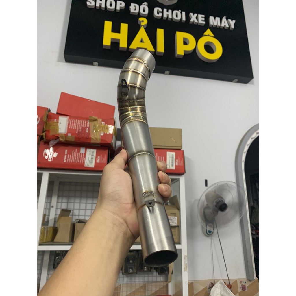 Cổ Pô Đùi Gà inox 304 From WRX và From STB From Mã Lai Gắn pô Lon [ Giảm 30k ] dành cho hầu hết các dòng xe máy