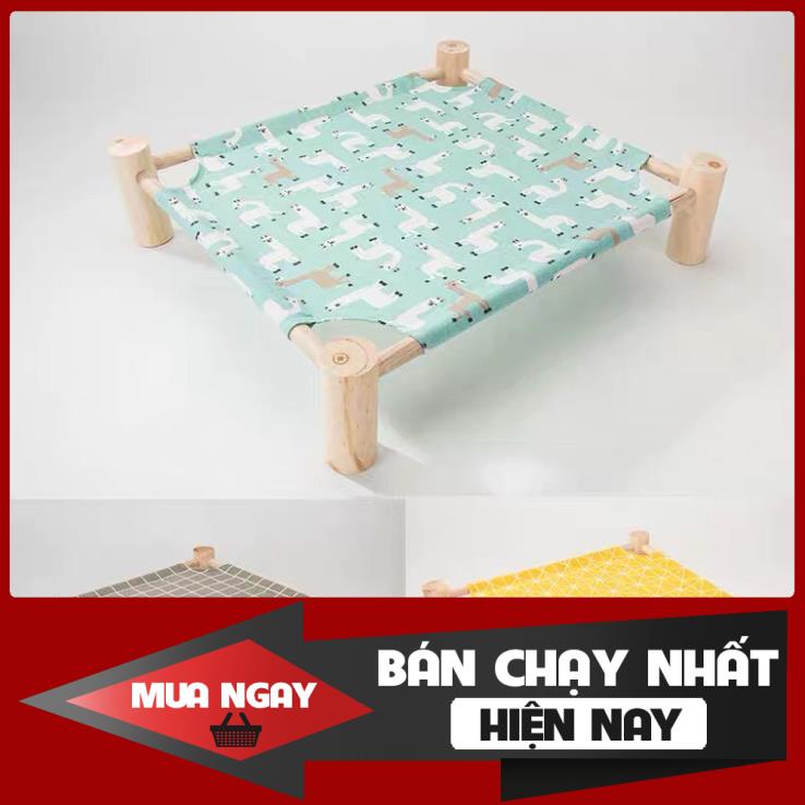 [ RẺ VÔ ĐỊCH ] Giường ngủ gỗ cao cấp dành cho thú cưng