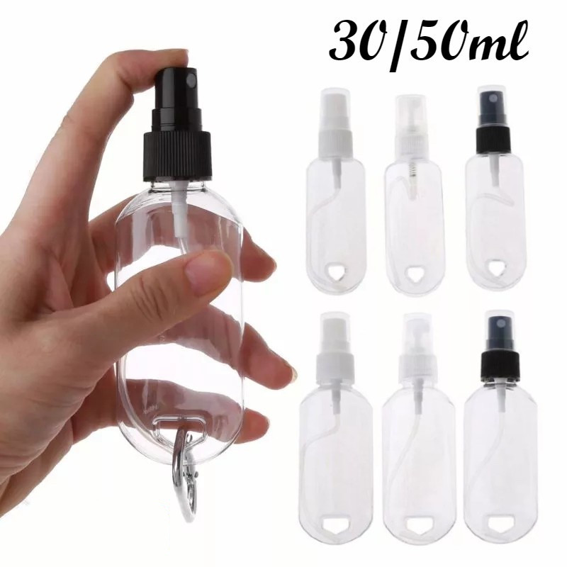 [Hàng mới về] Bình Rỗng Du Lịch Mini 30ml 50ml Đựng Mỹ Phẩm Chăm Sóc Da Đa Năng Có Thể Tái Sử Dụng