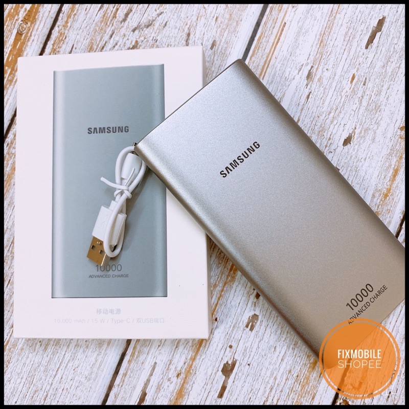 [ CHÍNH HÃNG]  Pin Sạc Dự Phòng SAMSUNG 10000mAh, Đầu Ra 2 Cổng Sạc USB, Bảo Hành 12 Tháng Lỗi 1 Đổi 1