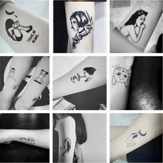 HÌNH XĂM TRẮNG ĐEN SIÊU COOL ( DỄ XĂM )
