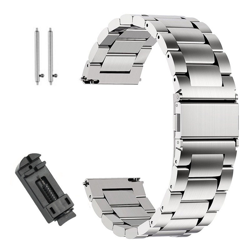 Dây đeo thép không gỉ  thay thế cho đồng hồ thông minh Samsung Watch 5/ Watch 4 - TechWatchVN