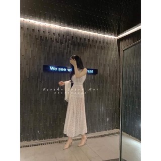 Đầm maxi ren sát nách