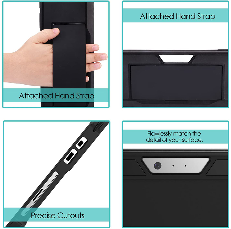 Ốp Máy Tính Bảng Có Giá Đỡ Bút Cho Microsoft Surface Pro 7 Pro 6 Pro 5 Pro 4 Surface Go 2