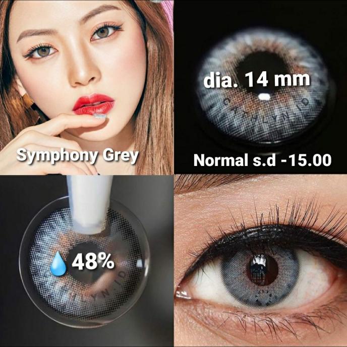 Kính Áp Tròng S.D -15.00 Màu Nâu/Xám/Xanh Lá/Nâu Cho Nữ