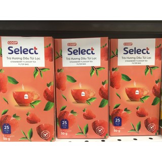 Trà hương dâu túi lọc Coop Select