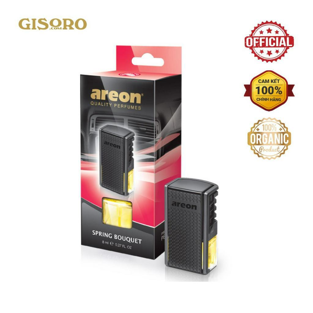 Nước hoa ô tô, nước hoa xe hơi kẹp cửa gió điều hoà AREON - Chính Hãng - Nhập Khẩu Bulgaria