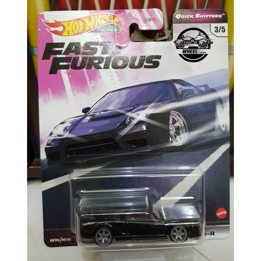 Xe mô hình đồ chơi bánh cao su Hotwheels 1:64 RETRO - FAST & FURIOUS - 2003 Honda NSX Type-R