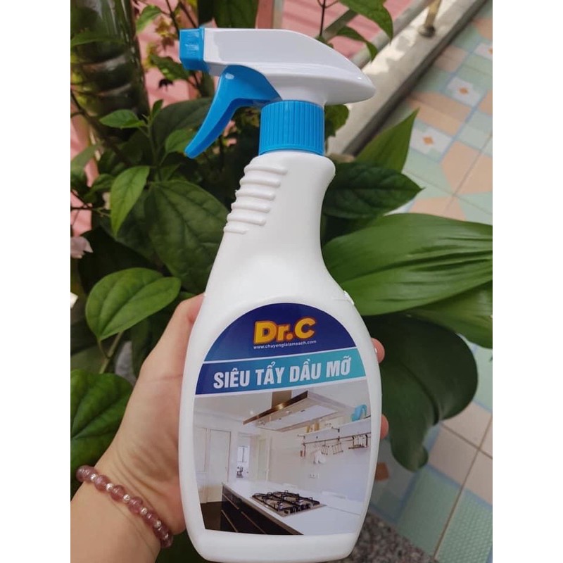 [FLASH SALE] Siêu tẩy dầu mỡ lâu ngày Dr.C - 500ml làm sạch hút mùi, vật dụng nhà bếp chỉ 1 lần